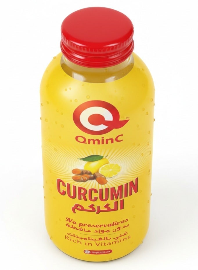 Qmin C عصير الكركم والليمون، 150 مل - مستخلص كركم عالي الفعالية، داعم لمضادات الأكسدة، مكمل سائل سريع الامتصاص، عبوة من 6 قطع - Image 5